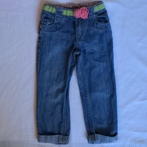 Oshkosh Flower Belted Jeans